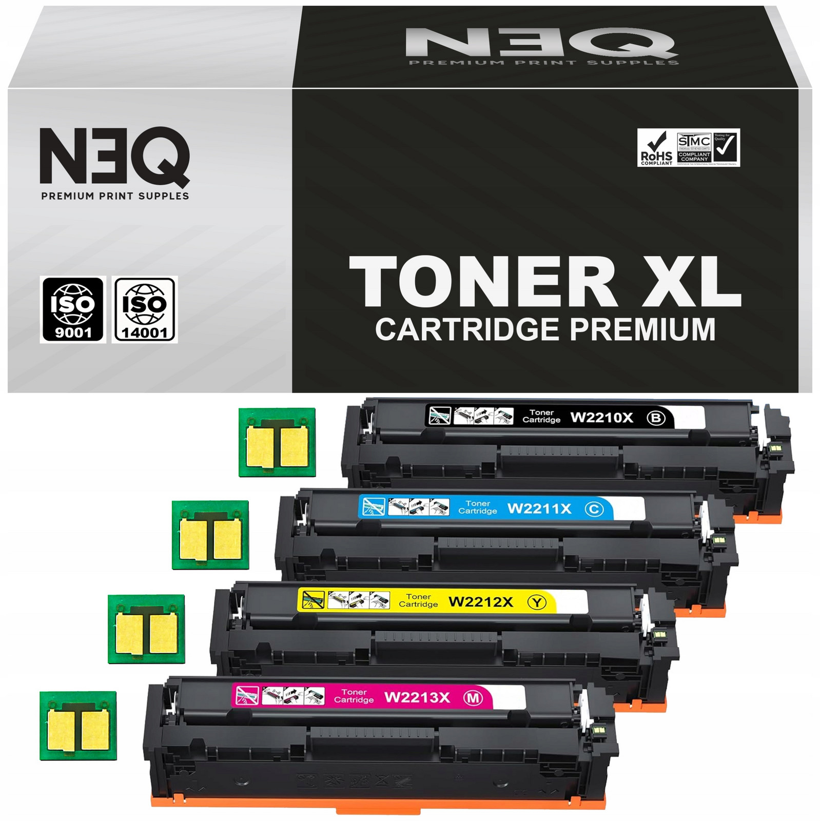Toner Chip pro Hp Laserjet Pro Mfp M283fdw M255dw M255nw M282nw M283fdn 207X