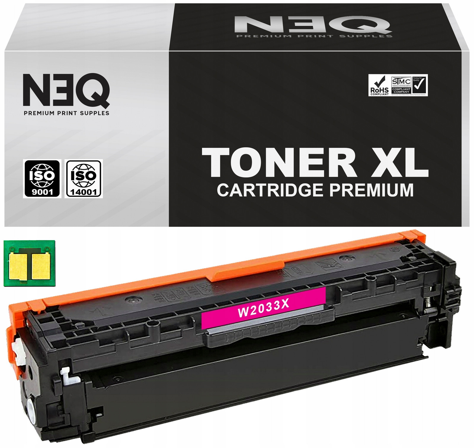 Toner Chip pro Hp Color LaserJet Pro M479fdw M479dw M454dn M454dw 415X W2033