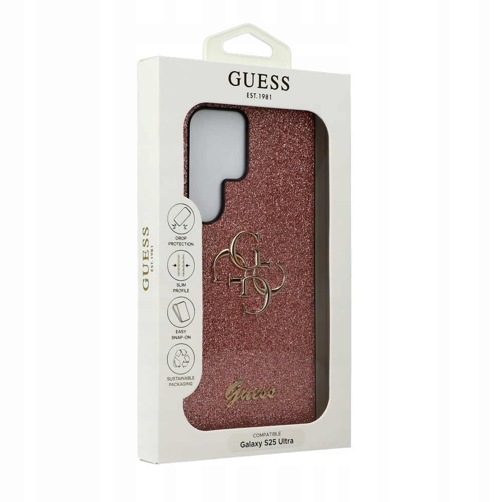 Pouzdro ochranné módní Guess třpytivé pro Galaxy S25 Ultra cover kryt case