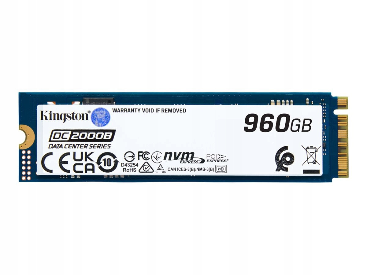 Kingston 960GB DC2000B PCIe 4.0 M.2 2280 Ssd