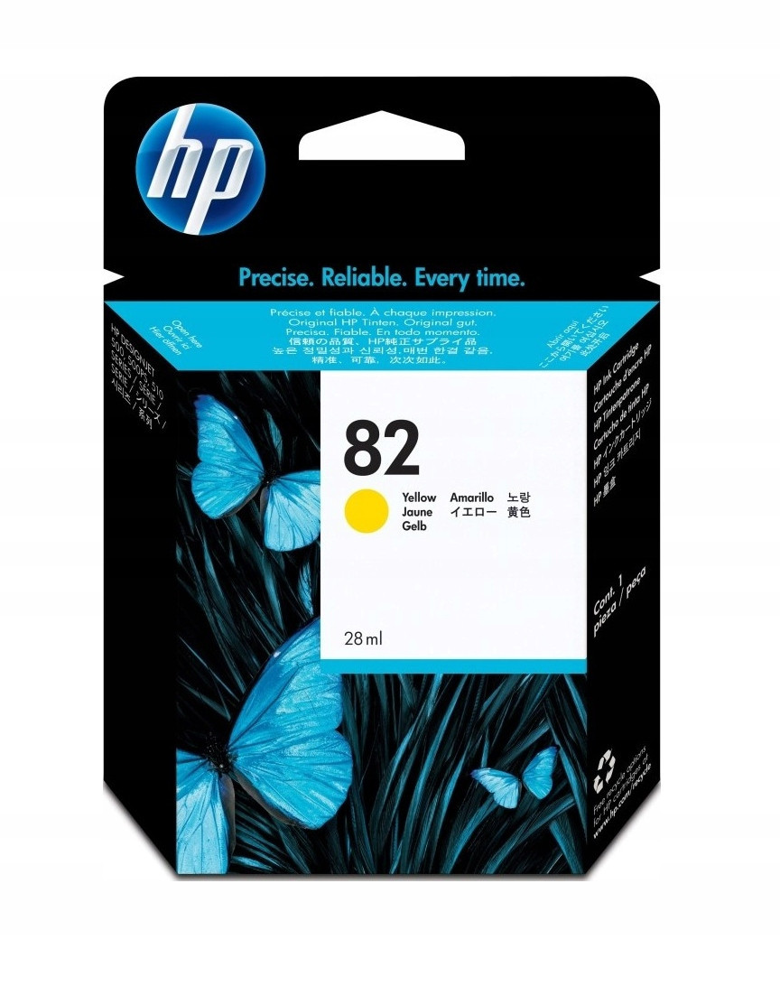 Inkoust Hp 82 Yellow CH568A 28ml Hp 500 500PS 510
