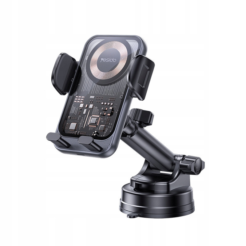 Držák do auta Yesido C307 indukční 15W na sklo černý