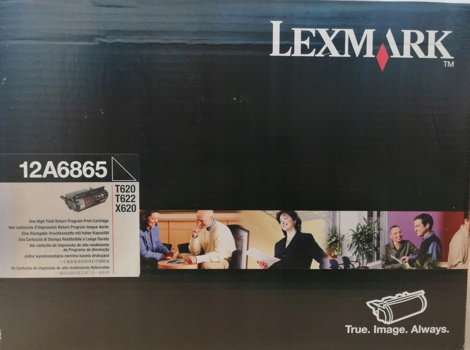 Toner Lexmark 12A6865 Black Originál
