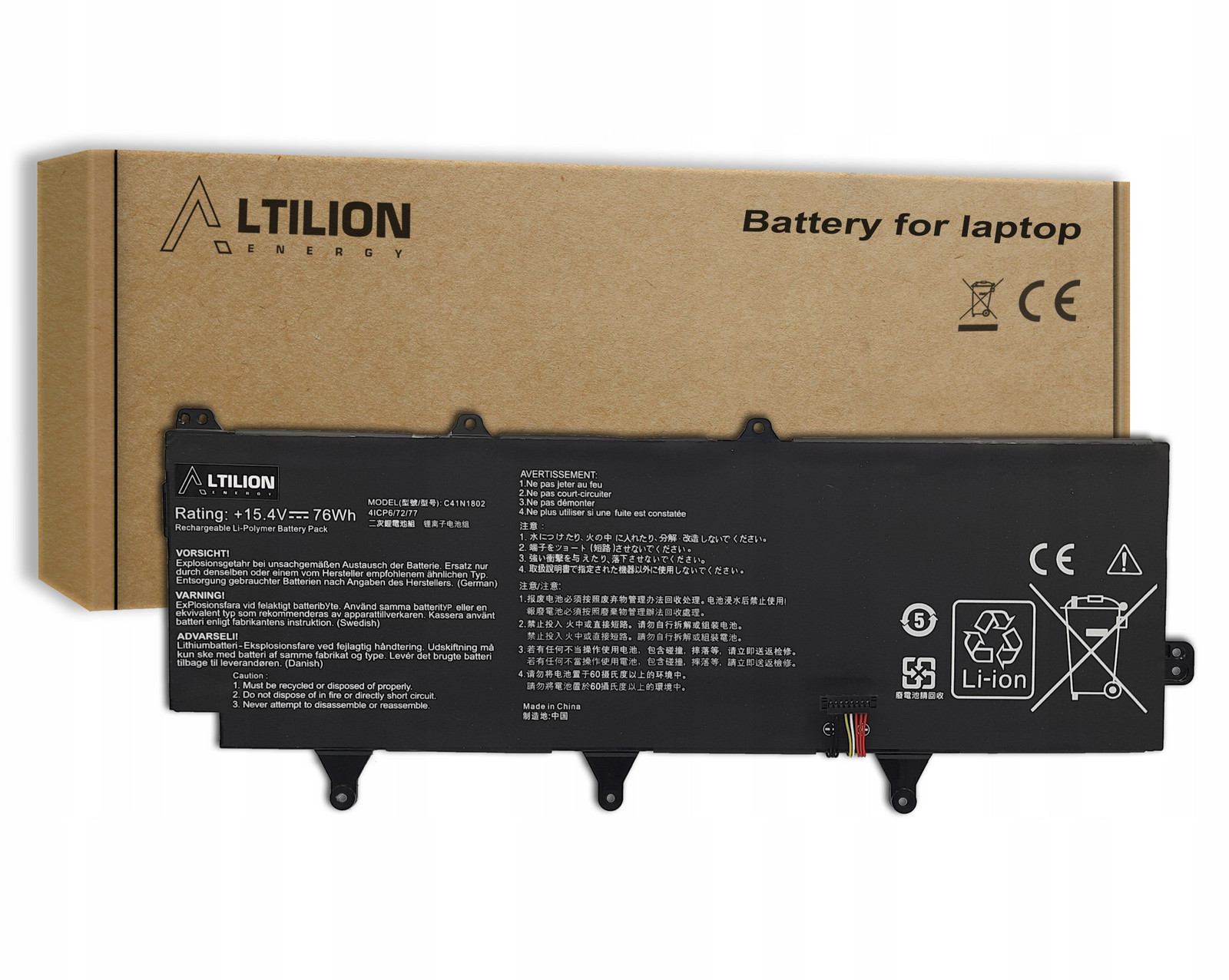 Baterie C41N1802 pro Asus Rog Zephyrus GX701 GX735