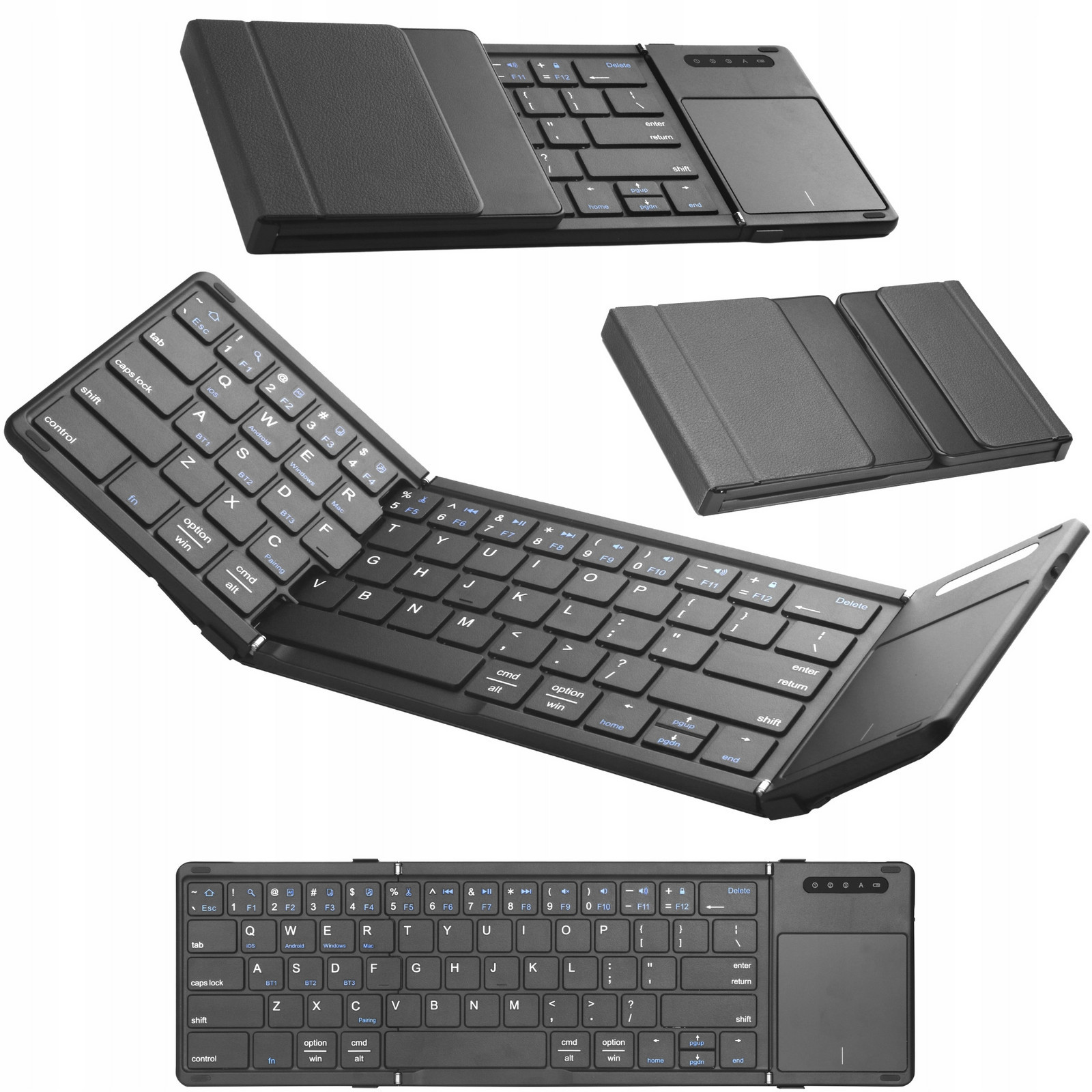 Bezdrátová klávesnice přenosná mobilní skládací Usb C 5.8GHz B077T