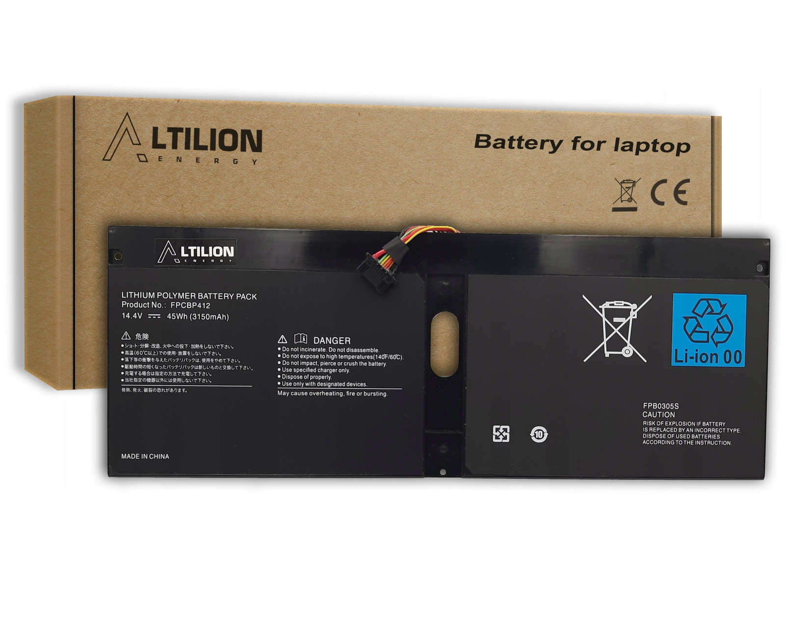 Baterie FPCBP412 FPB0305S pro Fujitsu LifeBook U904