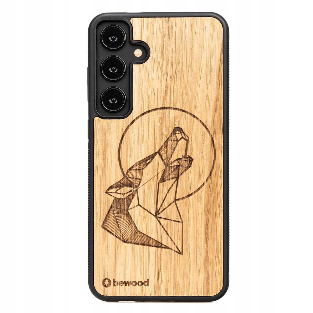 Dřevěné Pouzdro Bewood pro Samsung Galaxy A35 5G Vlk Dub