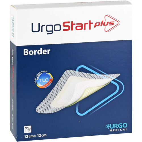 Urgostart Plus Border Krytí Adhezivní, Pěnové ,lipidokoloidní 12cmx12cm,10ks