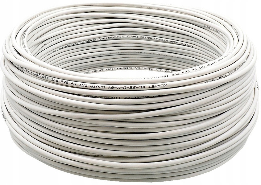 Kabel Síťový Šroubovák Utp Kat. 5E 100m 100% Cu Měď Klanet