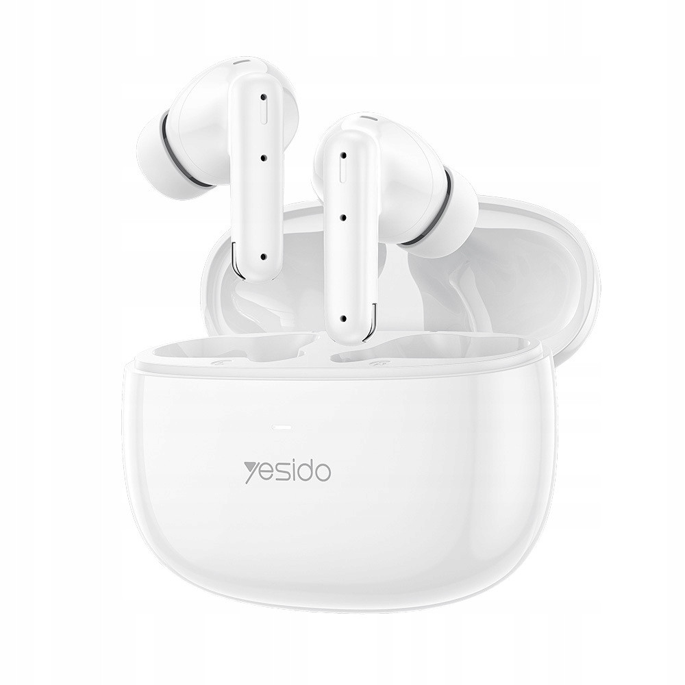Bluetooth sluchátka TWS28 Yesido Anc+enc bílá