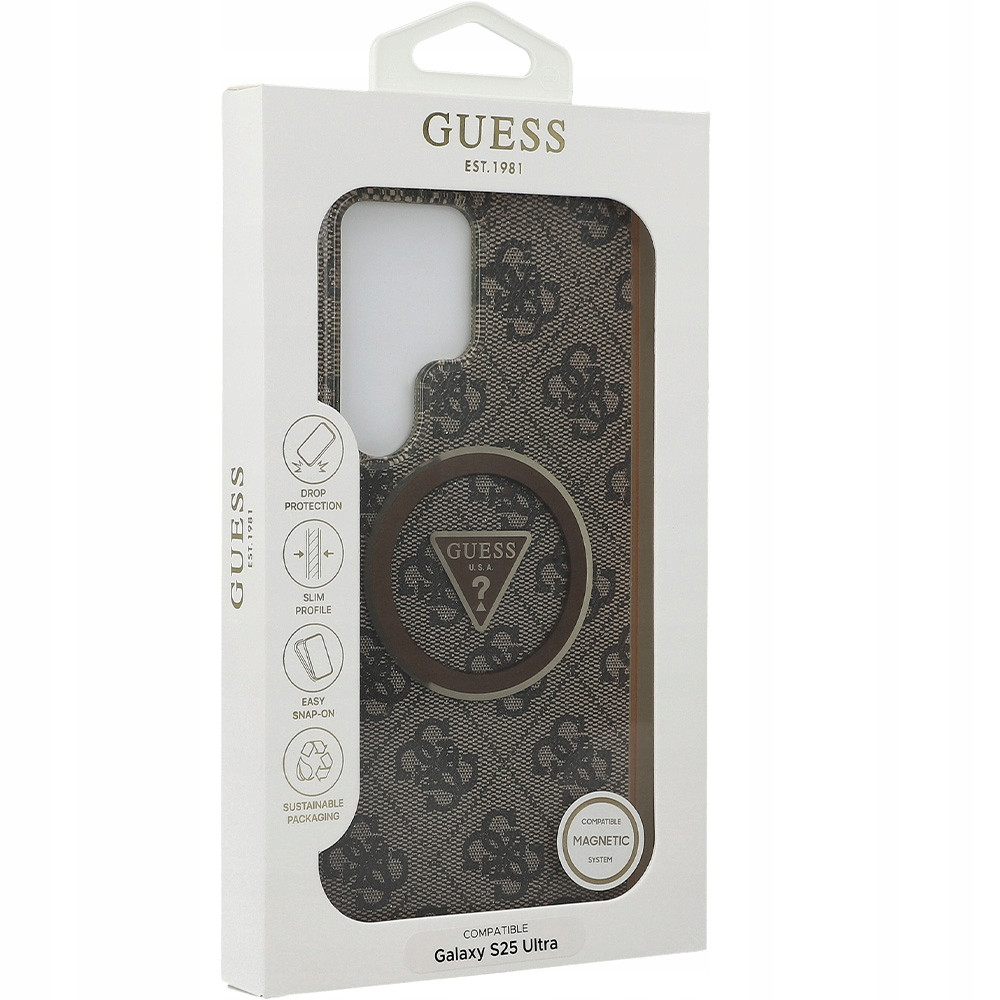 Pouzdro Guess pro Samsung Galaxy S25 Ultra na MagSafe, kryt na telefon, case