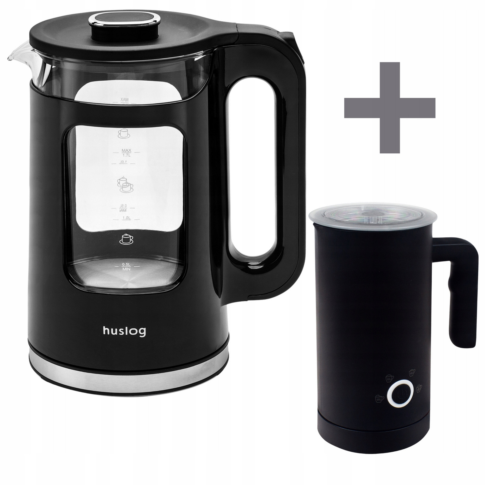 Rychlovarná konvice Huslog AK_02024H 2200 W 1,7 l Napěňovač Mléka