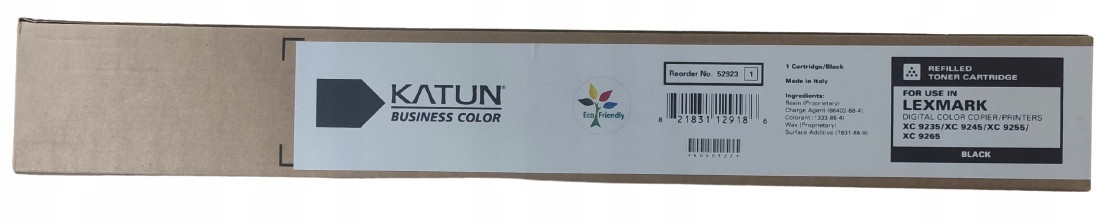 Toner Katun Black Lexmark XC9235 XC9245 XC9255