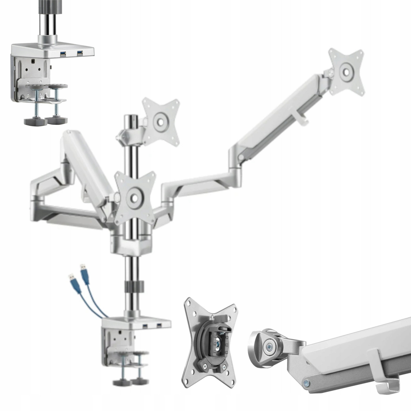 Držák pro 3 monitory 17