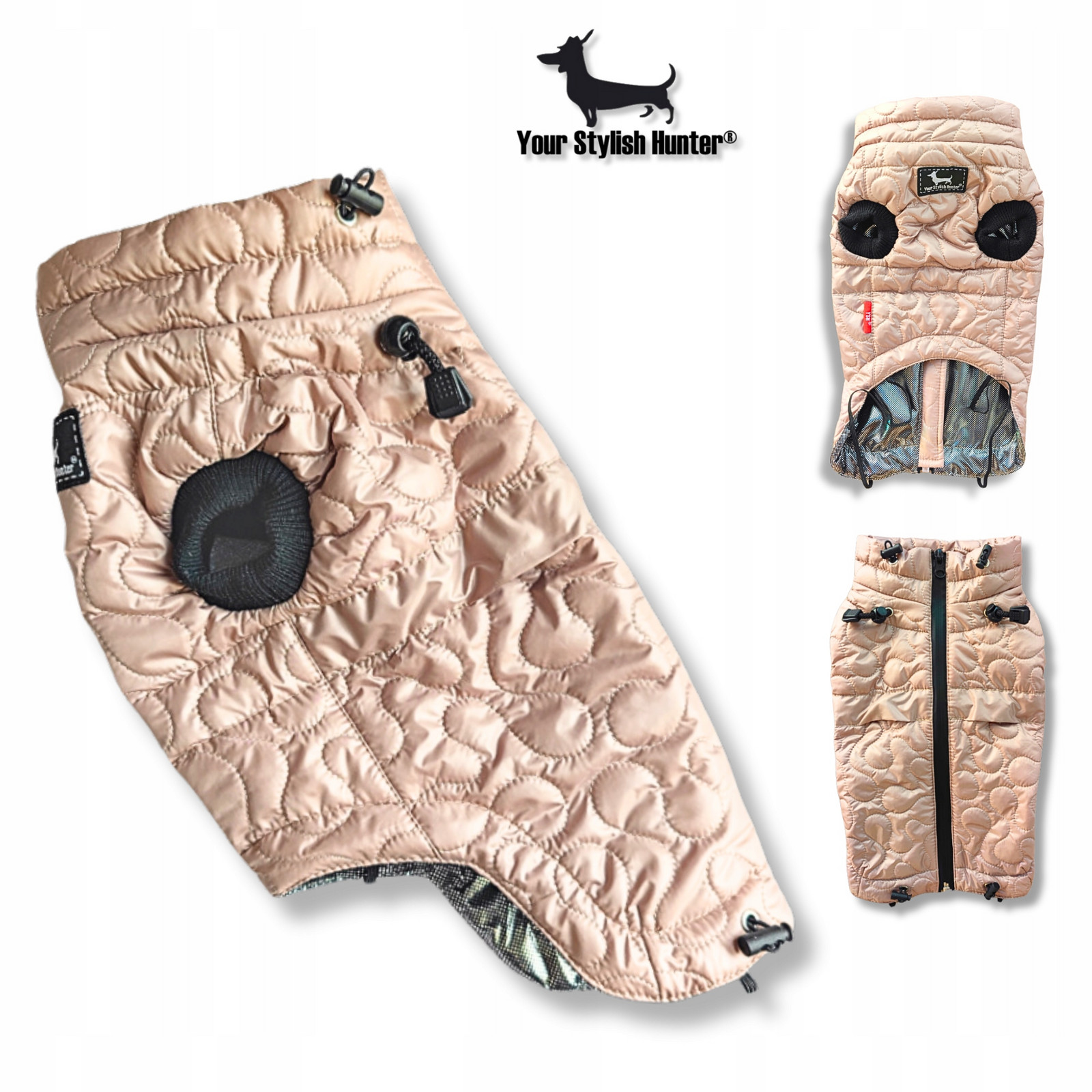 Obleček pro psa Teplá nepromokavá bunda pro pinče yorka čivavy. 3XL