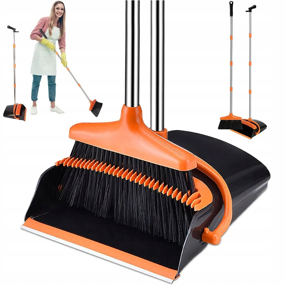 Sada Lenoch Kartáč Smetáček 2V1 Úklidový Smeták S Tyčí