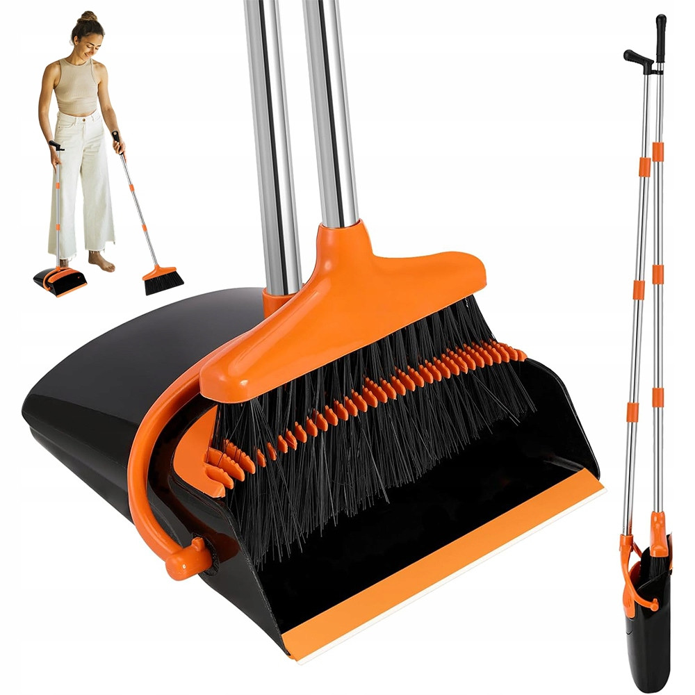 Úklidová Sada Smetáček Smeták Lopatka Leniuch Pro Bez Ohýbání