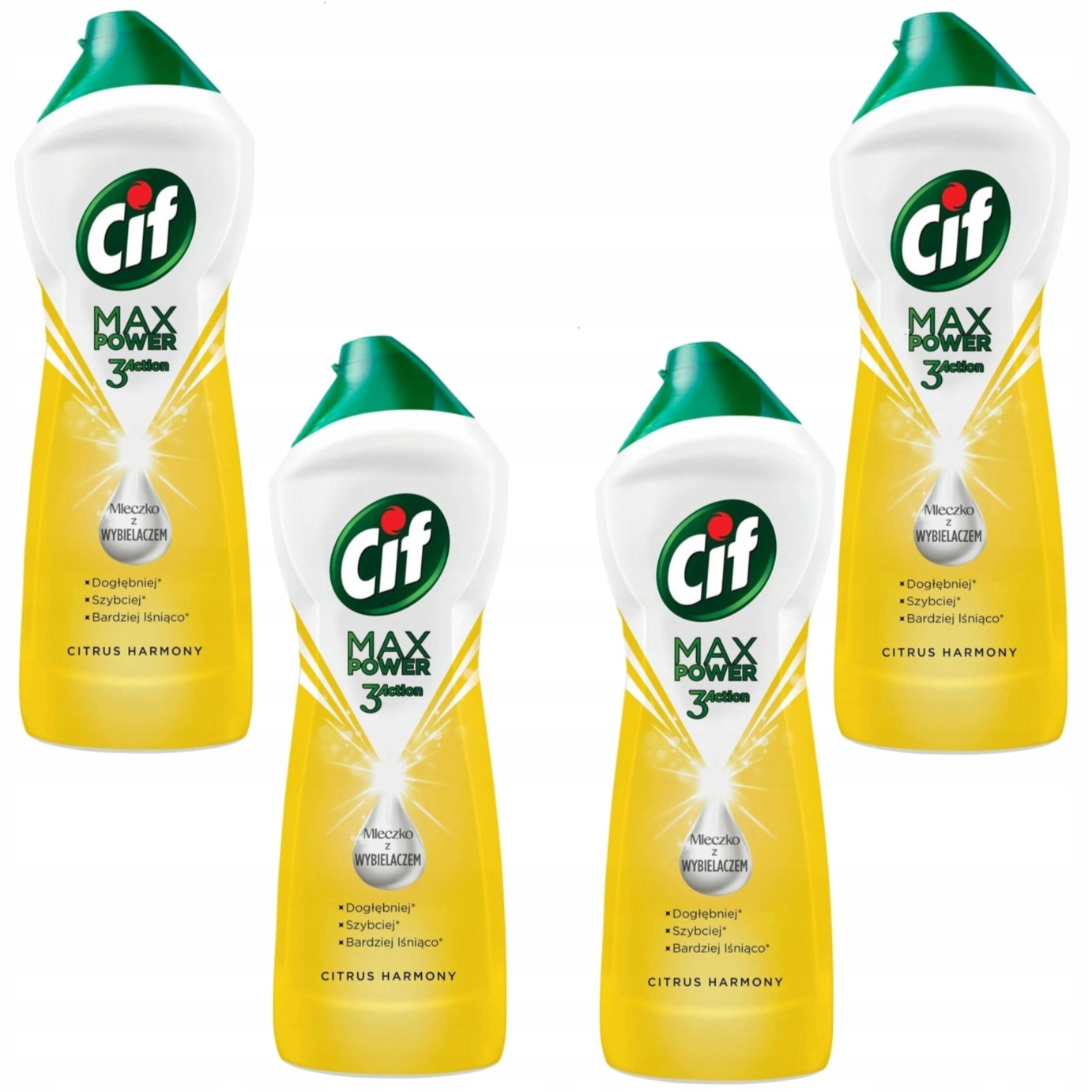 Cif Max Citrus Harmony mléko s bělidlem 650ml 4 kusy