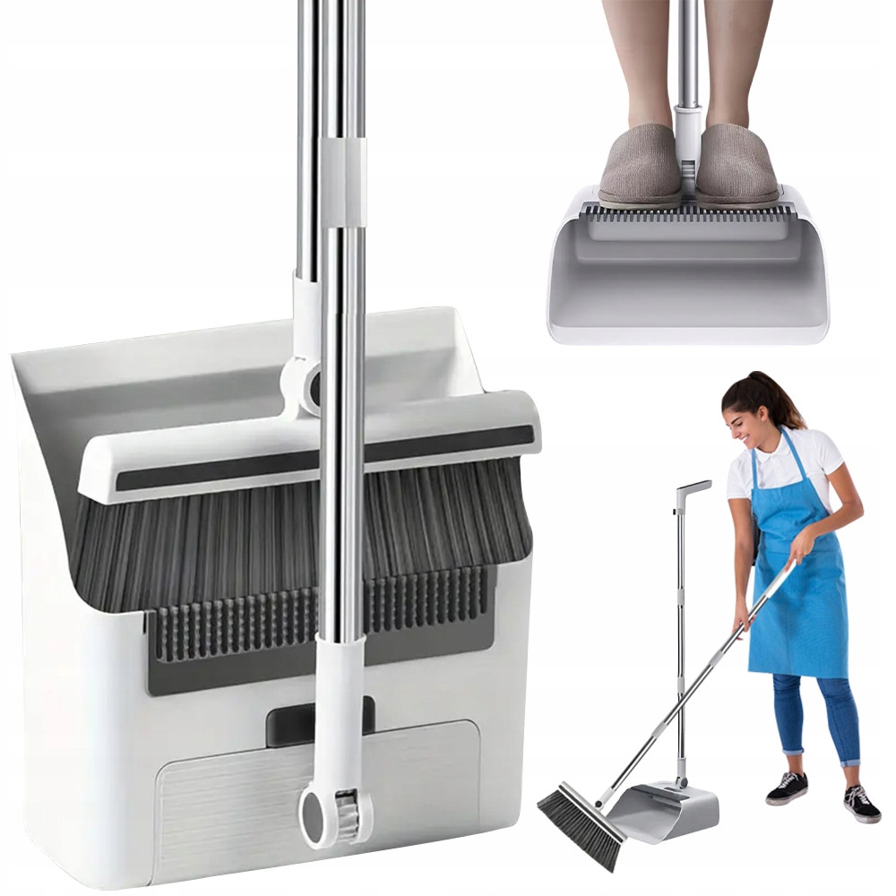 Úklidová Sada Leniuch koště Lopatka Smetáček Skládací