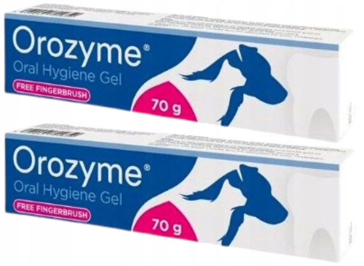 Orozyme enzymatický gel pro psa a kočku 2x70 g