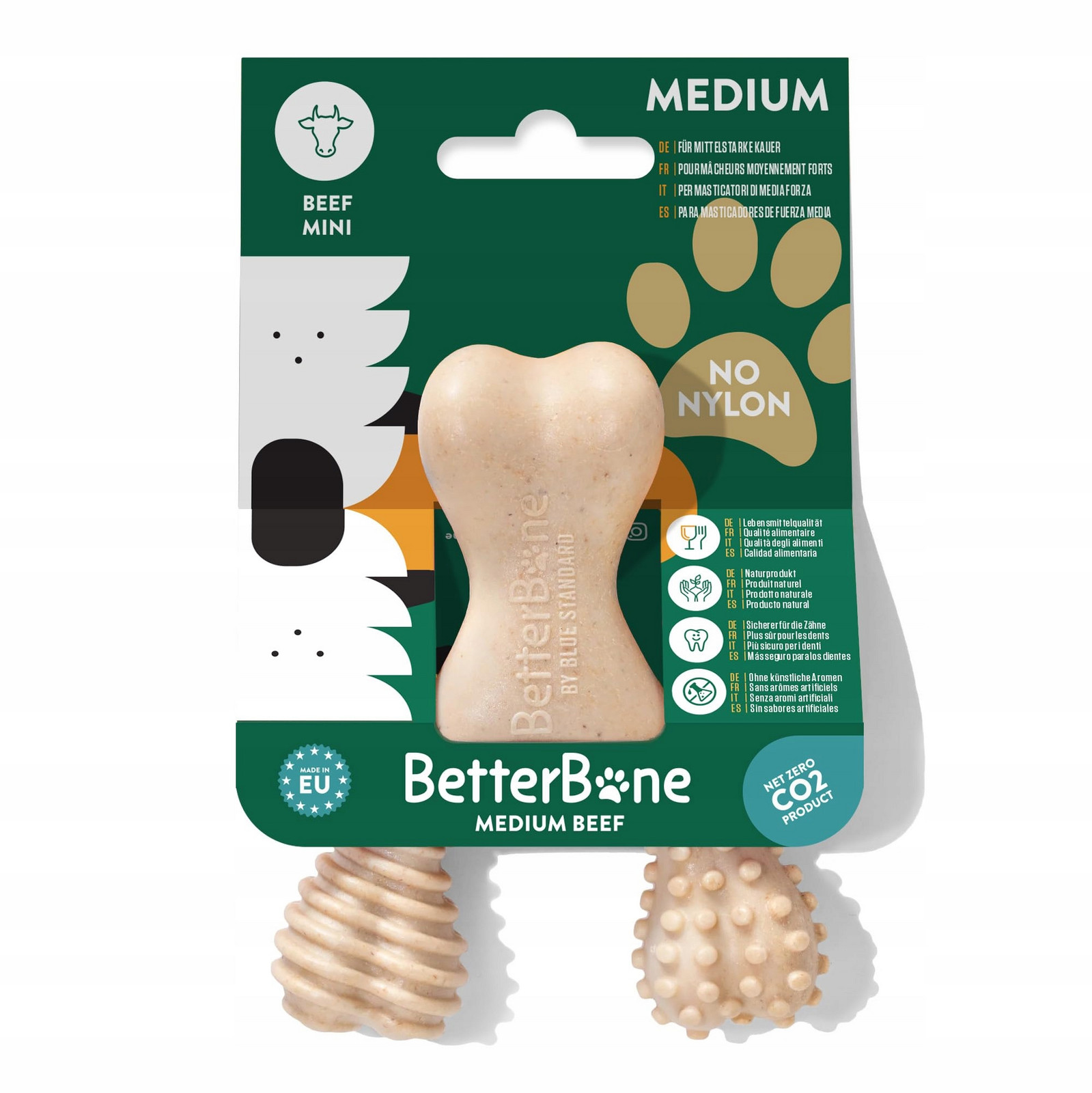 Betterbone Hračka Pro Psy Kousátko Mini Medium Hovězí Nylon