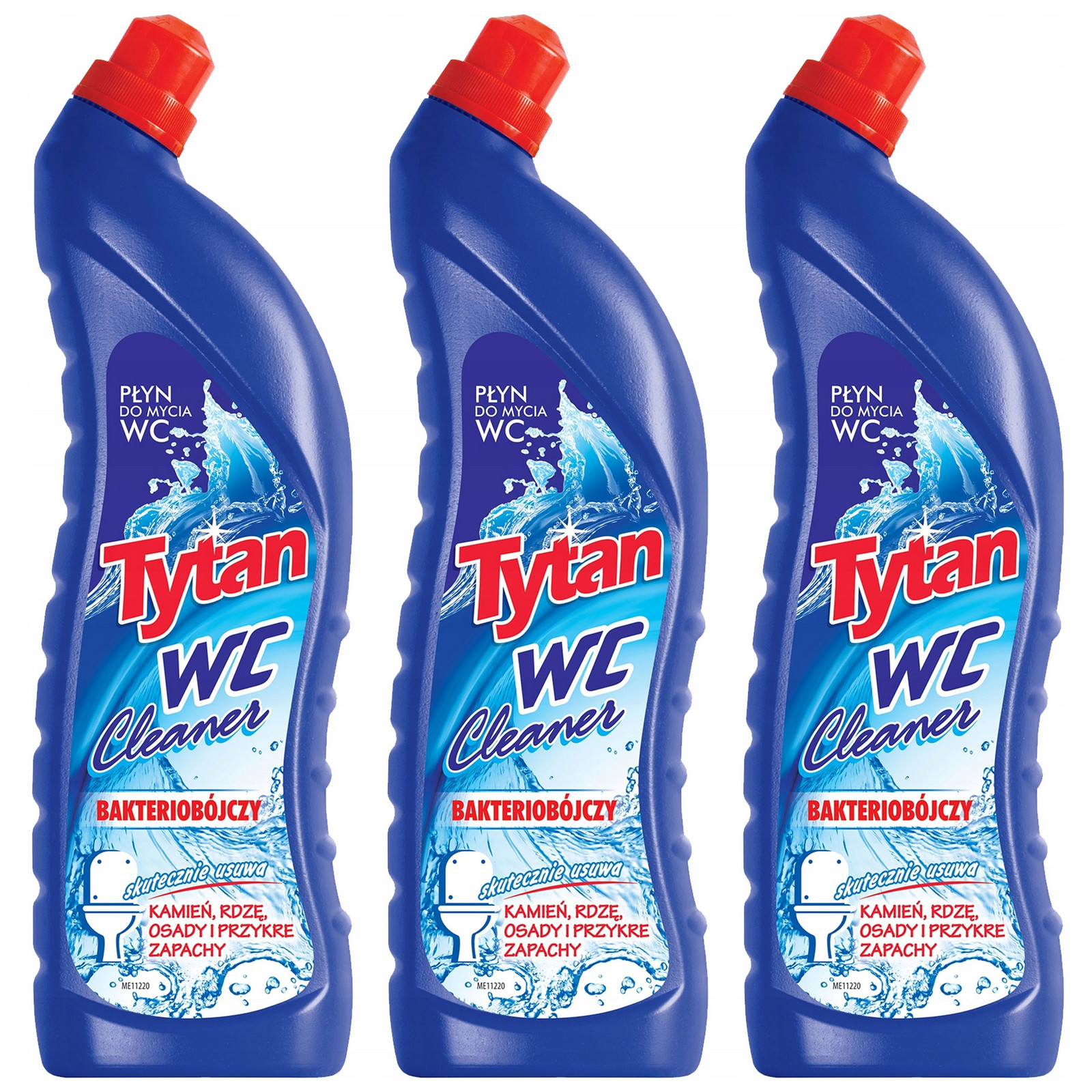 Tytan Prostředek Na Mytí Wc Baktericidní Modrý 3x1200 Ml