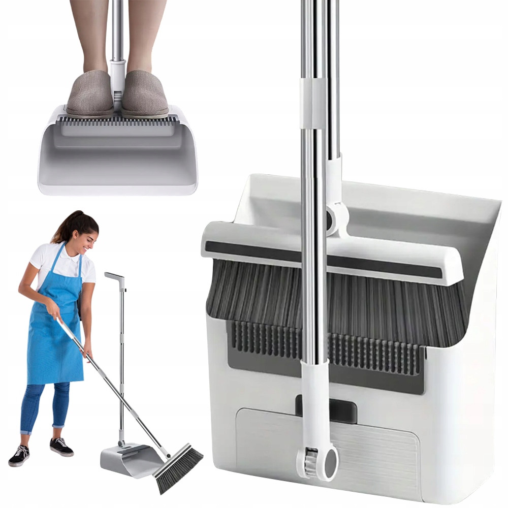 Sada Na Úklid Zametání Skládací Lenoch Koště Lopatka