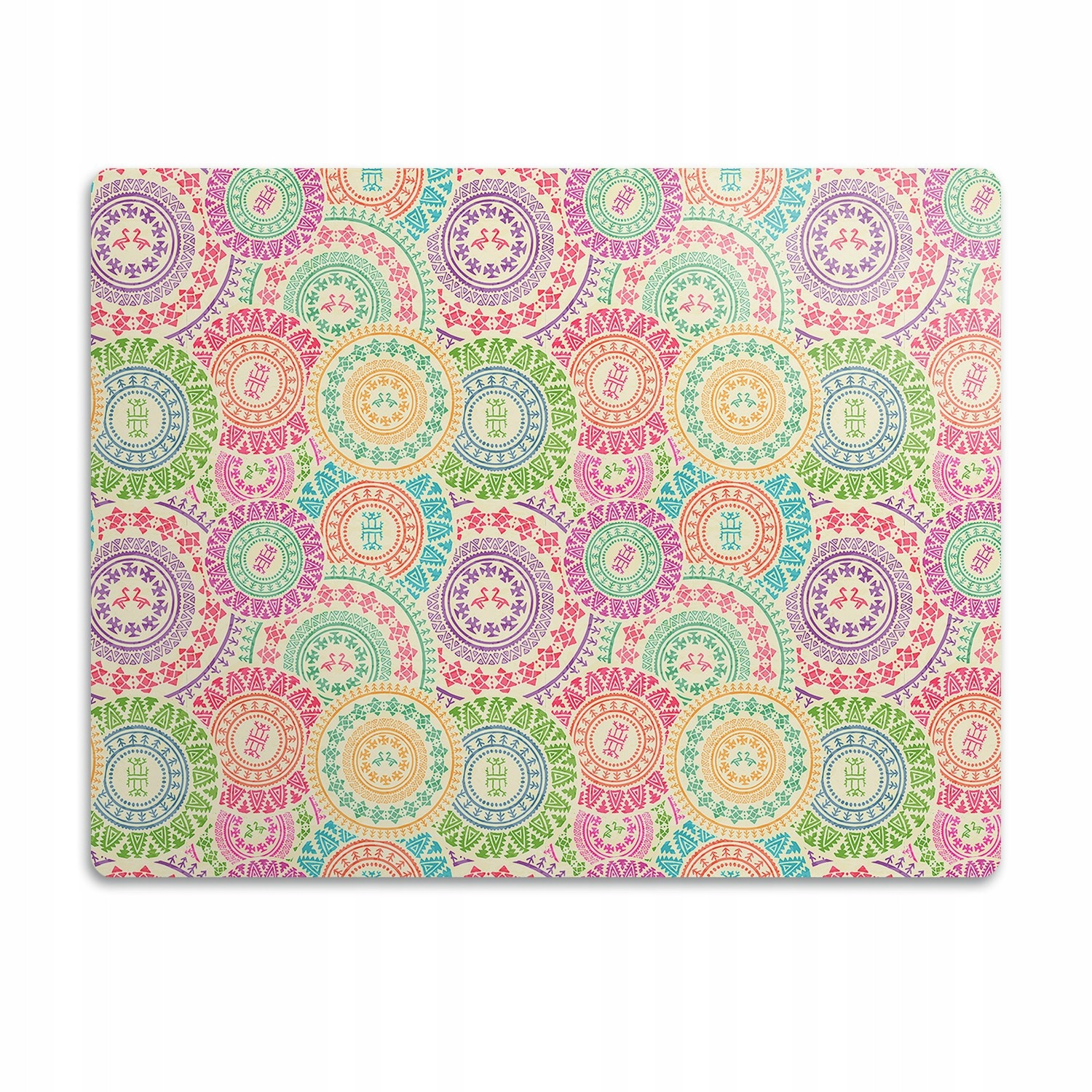 Podložka pro kočky a psa pod misky Vzor kulatý 60x40cm