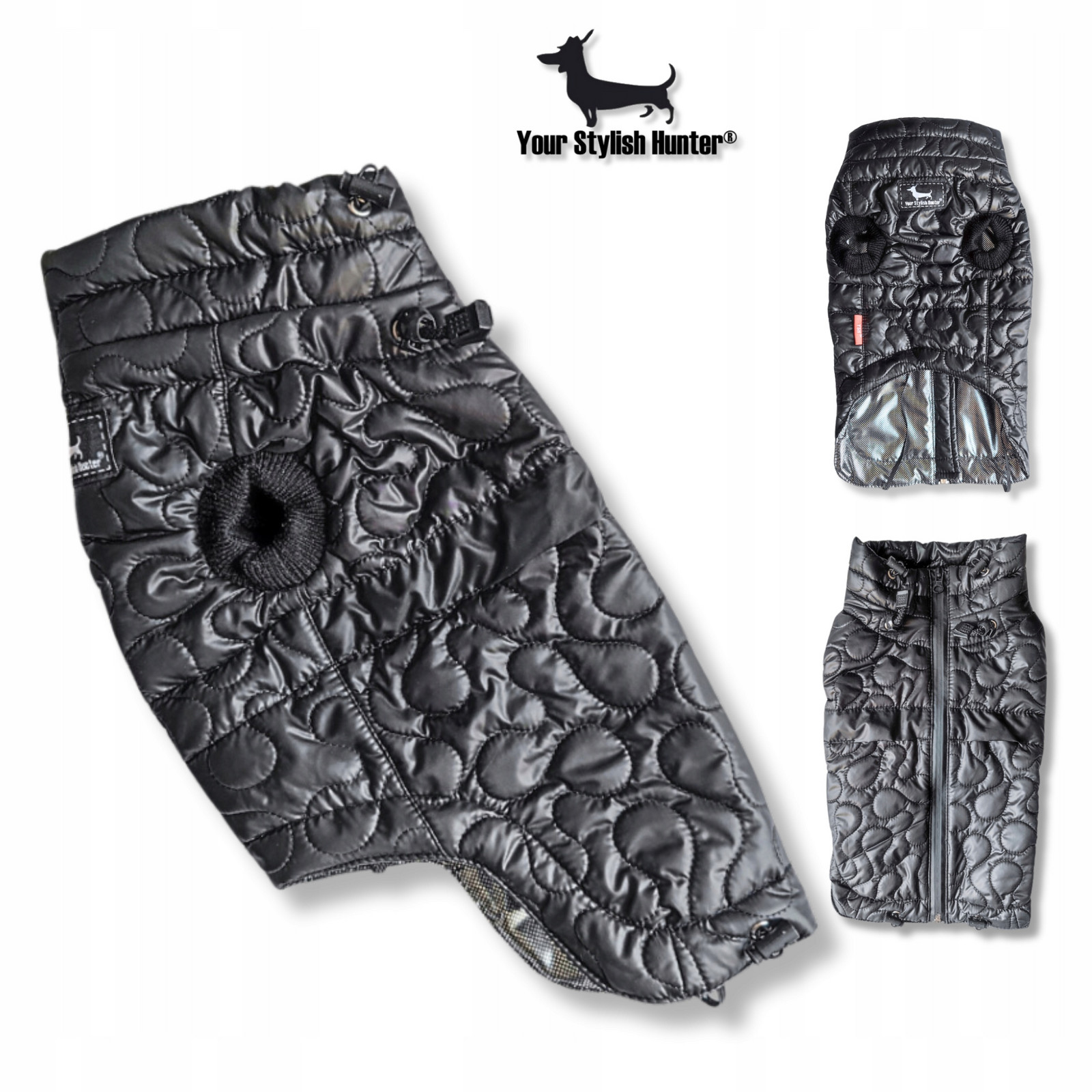 Obleček pro psa Teplá nepromokavá bunda pro pinče yorka čivavy. L