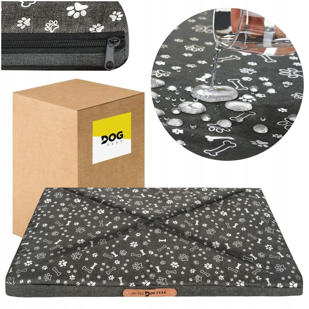 pelíšek Pro Psa Voděodolný 100x70x5 cm Velká Matrace XL Se Zámkem