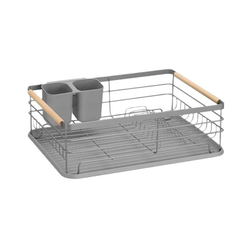 Kovový odkapávač na nádobí AVERO šedý