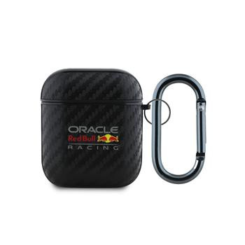 Karbonové pouzdro Red Bull PU pro AirPods 1/2, black