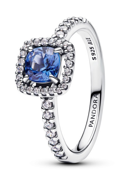 Pandora Třpytivý stříbrný prsten pro ženy Timeless 193555C01 50 mm