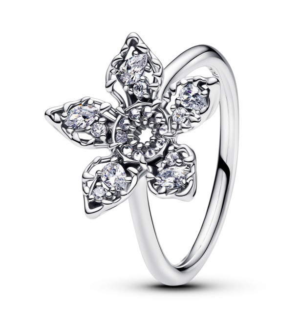 Pandora Stříbrný prsten Demogorgon se zirkony Stranger Things 193578C01 50 mm