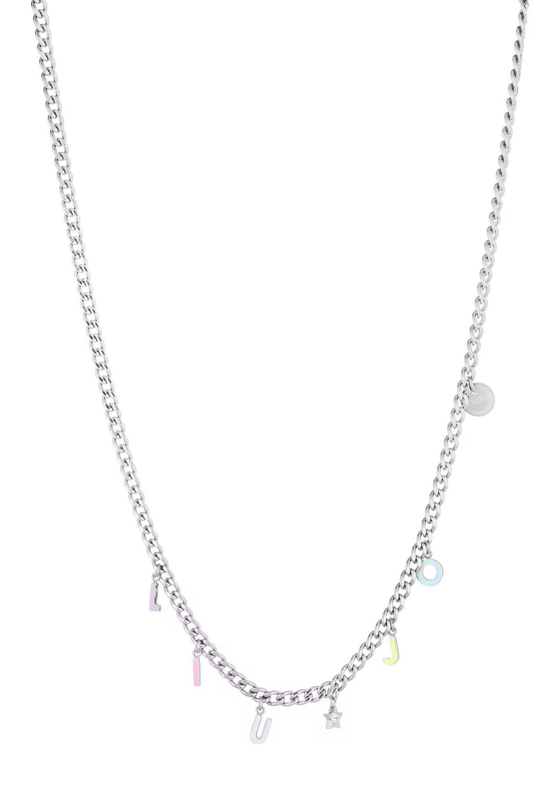 Liu Jo Hravý ocelový náhrdelník s přívěsky Icona LJ1716