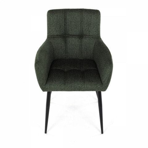 Židle jídelní, zelená látka, černý kov DCH-P3146 GRN2 DCH-P3146 GRN2 Autronic