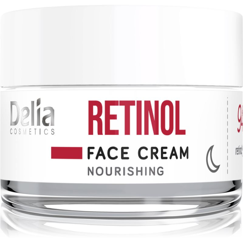 Delia Cosmetics Authentic Beauty Retinol vyživující noční krém na obličej 50 ml