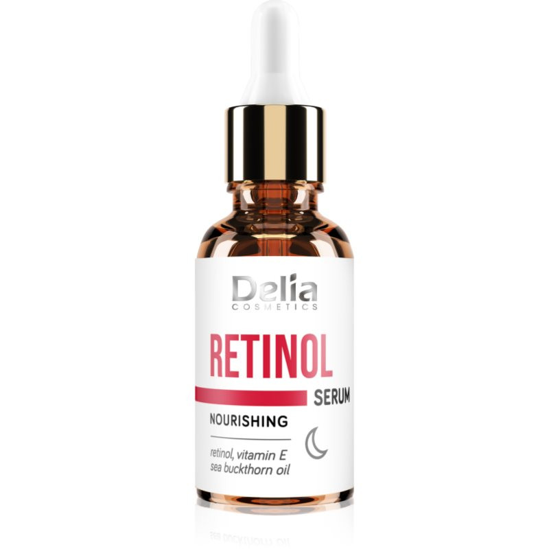 Delia Cosmetics Authentic Beauty Retinol vyživující noční sérum proti vráskám s retinolem 30 ml