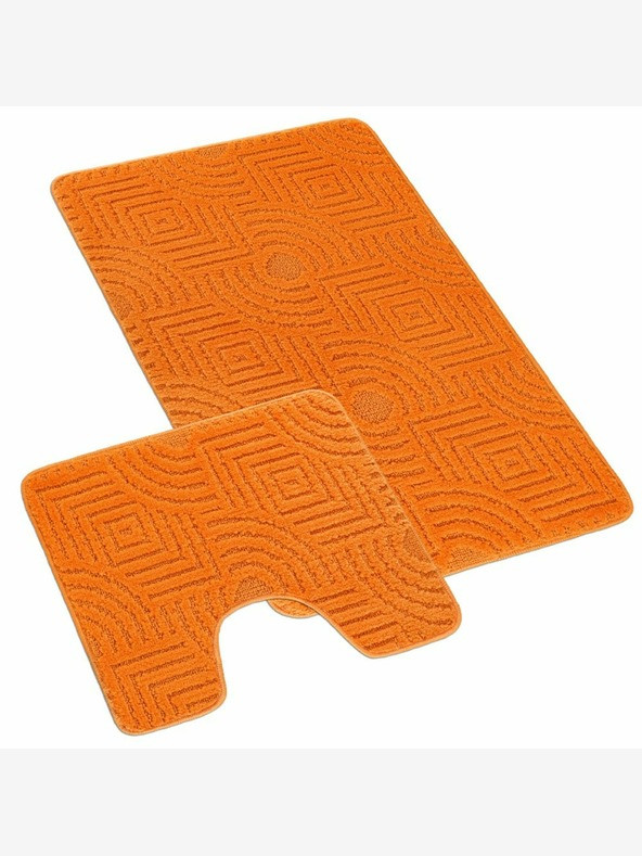 Bellatex Set Koupelnová předložka Oranžová