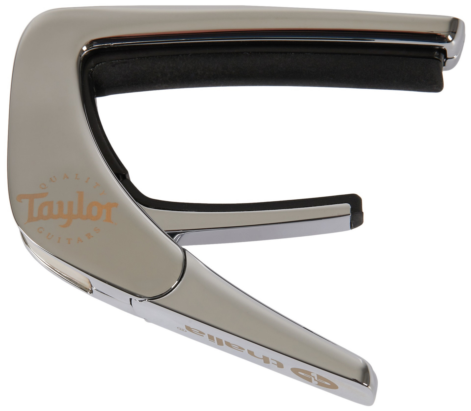 Thalia Taylor White Pearl Black Logo Chrome