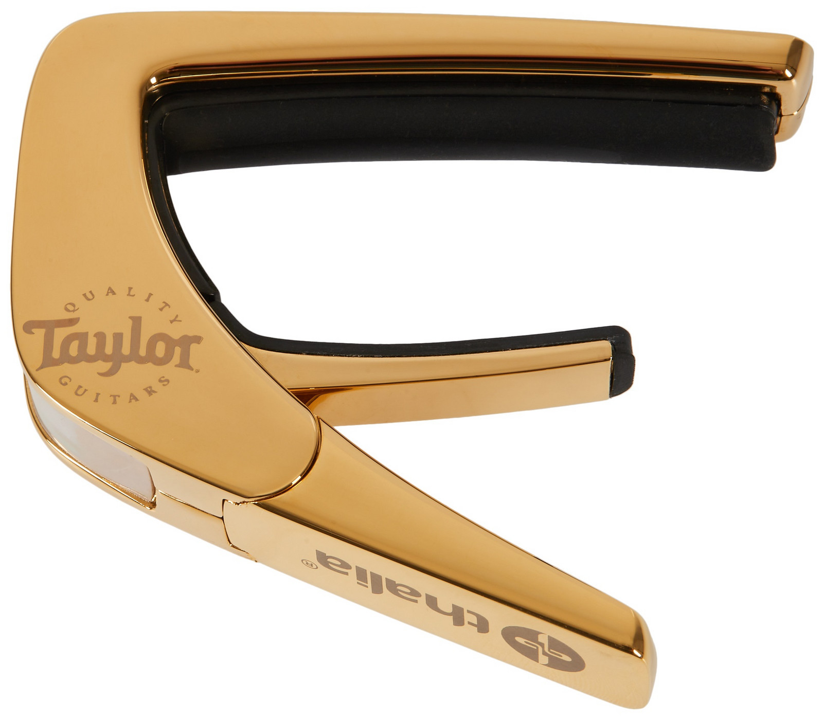 Thalia Taylor White Pearl Black Logo Gold
