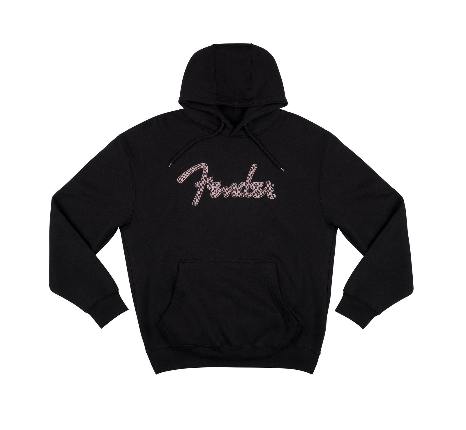 Fender Spaghetti Logo Wavy Checker Hoodie Pink L