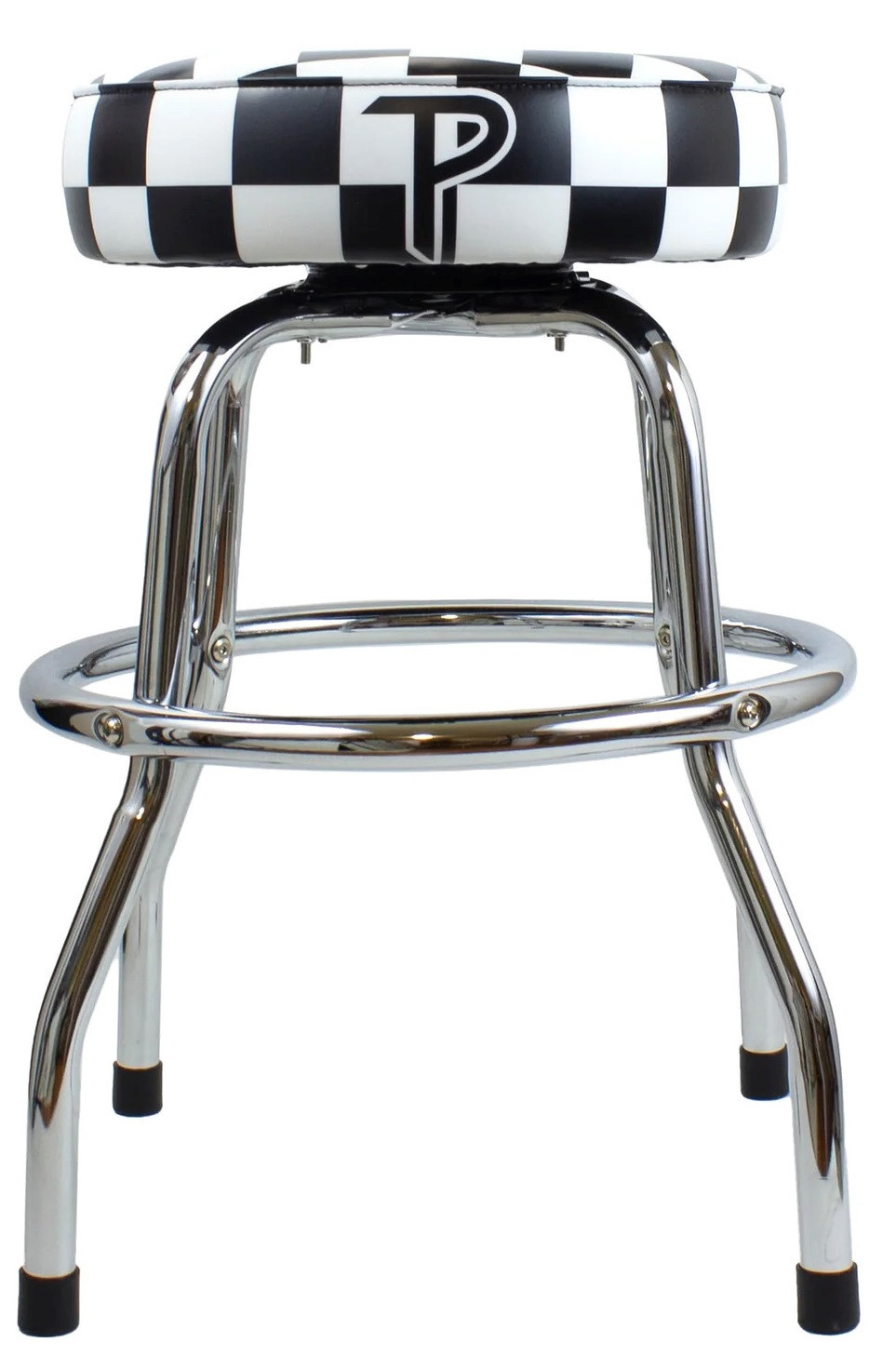 Perri's Leathers Checkered Bar Stool