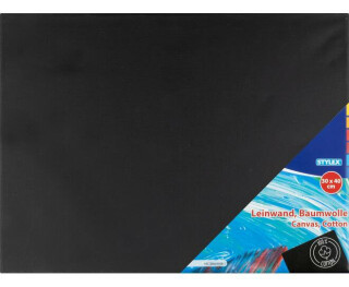 Plátno 30x40 cm černé