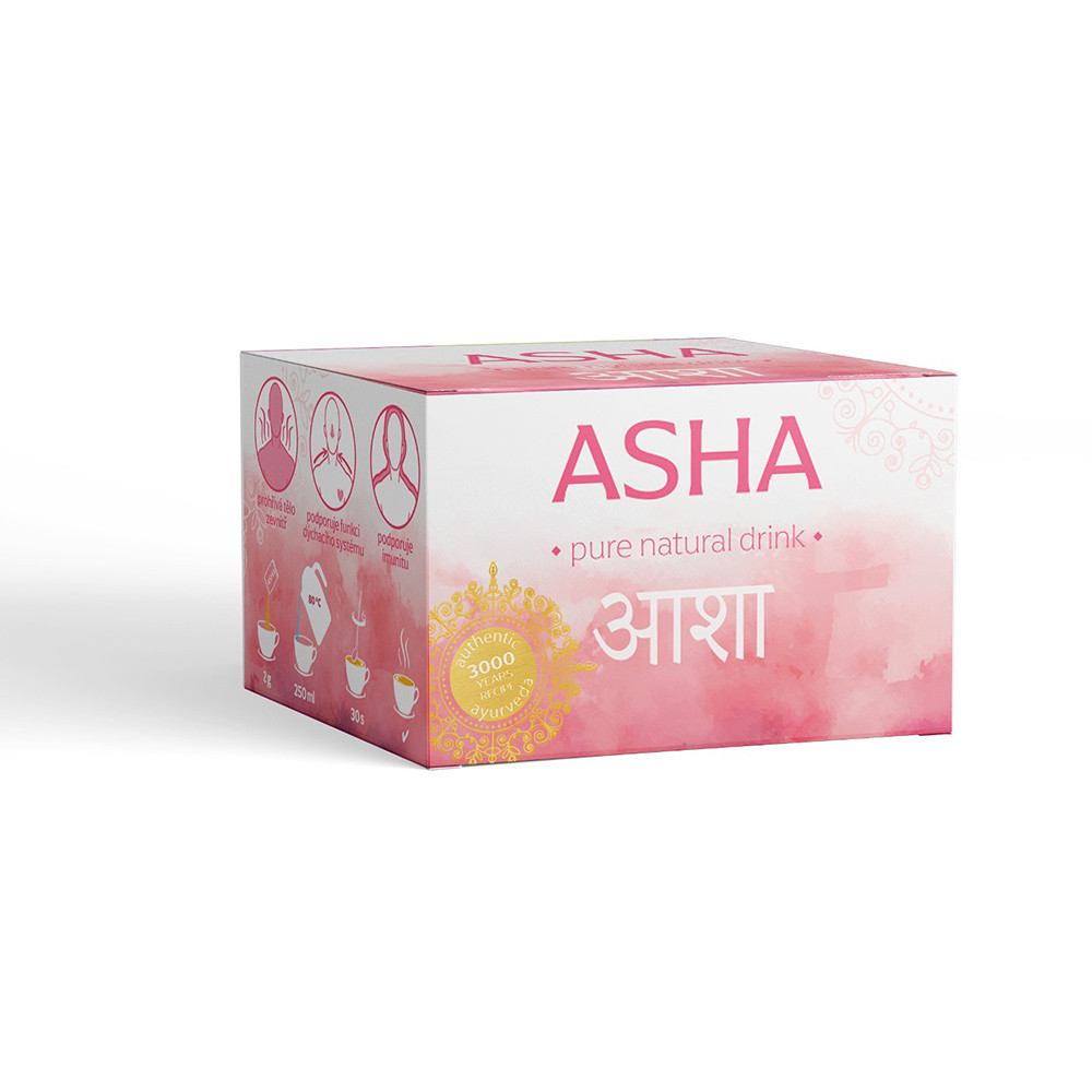 ASHA Pure Natural drink bez cukru 10x2g