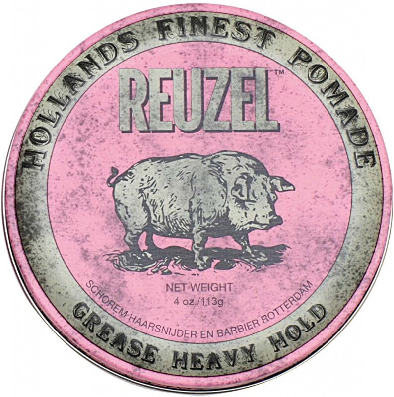 Pomáda na vlasy se silnou fixací (Pink Heavy Grease) Reuzel - 113 g