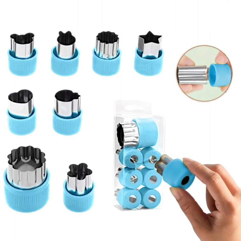 Formy na zdobení dortů vykrajovátka na ovoce cukroví 8 ks