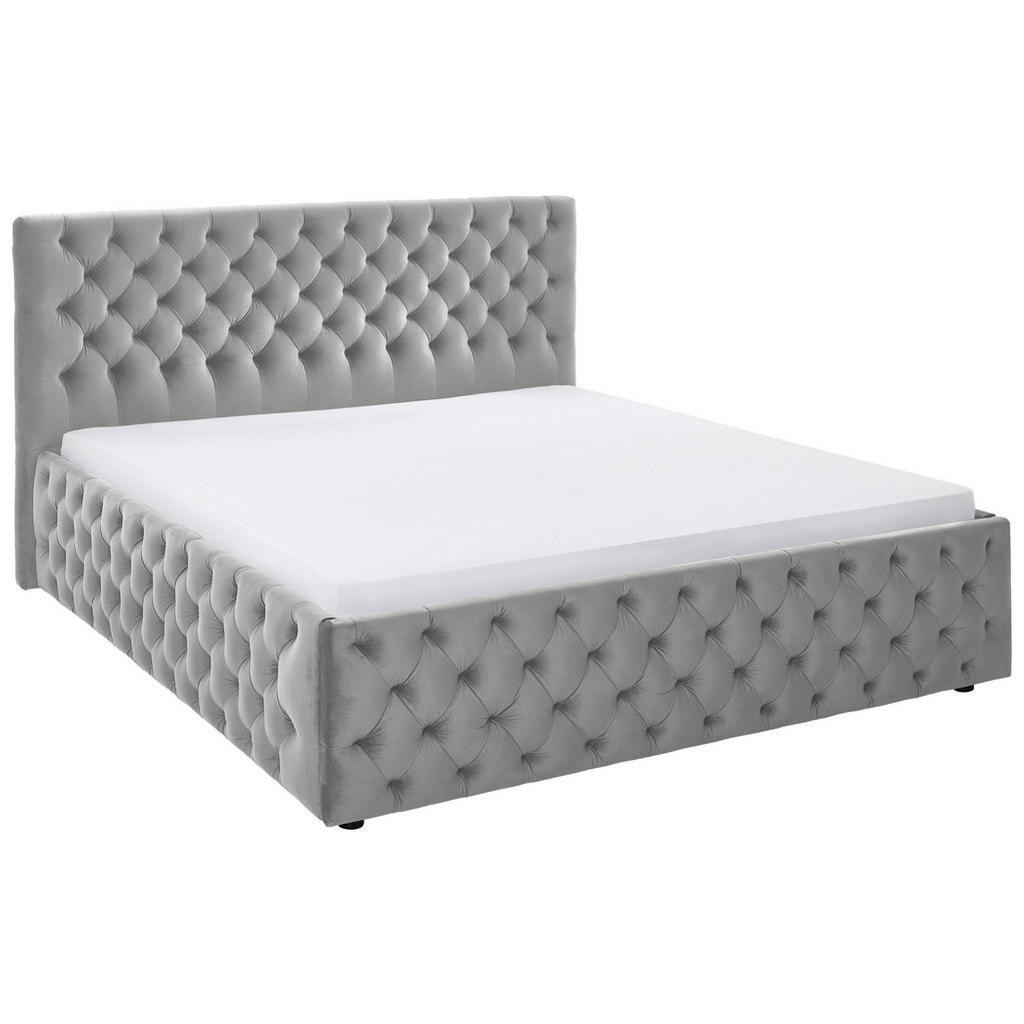 Cantus ČALOUNĚNÁ POSTEL, 180/200 cm, textil, světle šedá