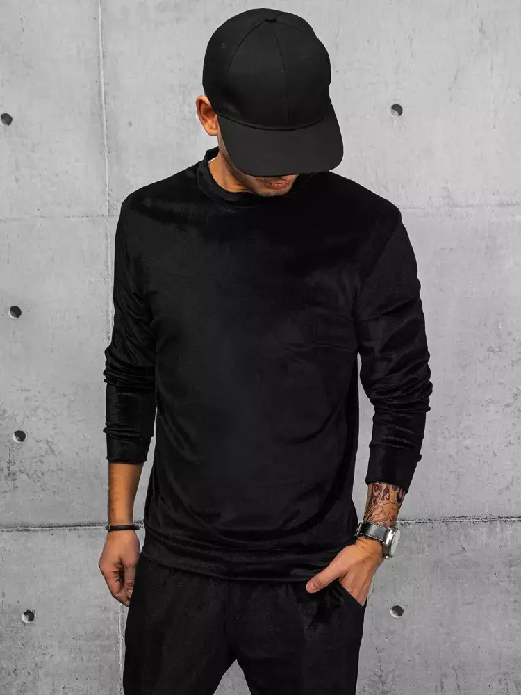 Pánská tepláková mikina Barva černá DSTREET