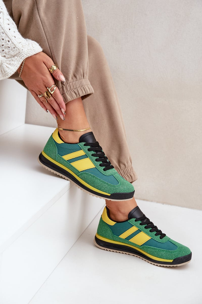 FL1 Nízké Sneakersy Tenisky Dámské Zelené Sellira